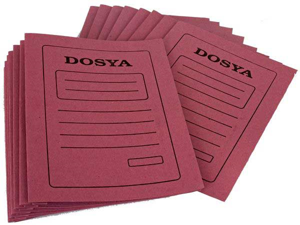Tam Kapak Telli Dosya Karton 50 Li Paket