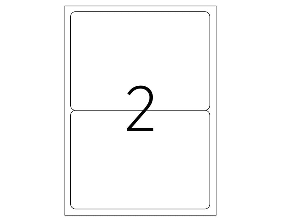 Tanex Lazer Etiket 199.6X143.5 mm 200 Adet Etiket Beyaz Renk TW-2002