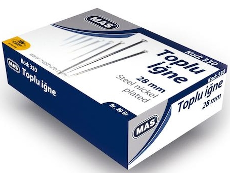 Toplu İğne Mas 330 28 mm.20 Gr.
