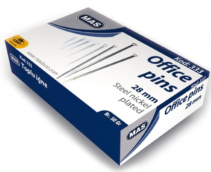 Toplu İğne Mas 333 28 mm.50 Gr.