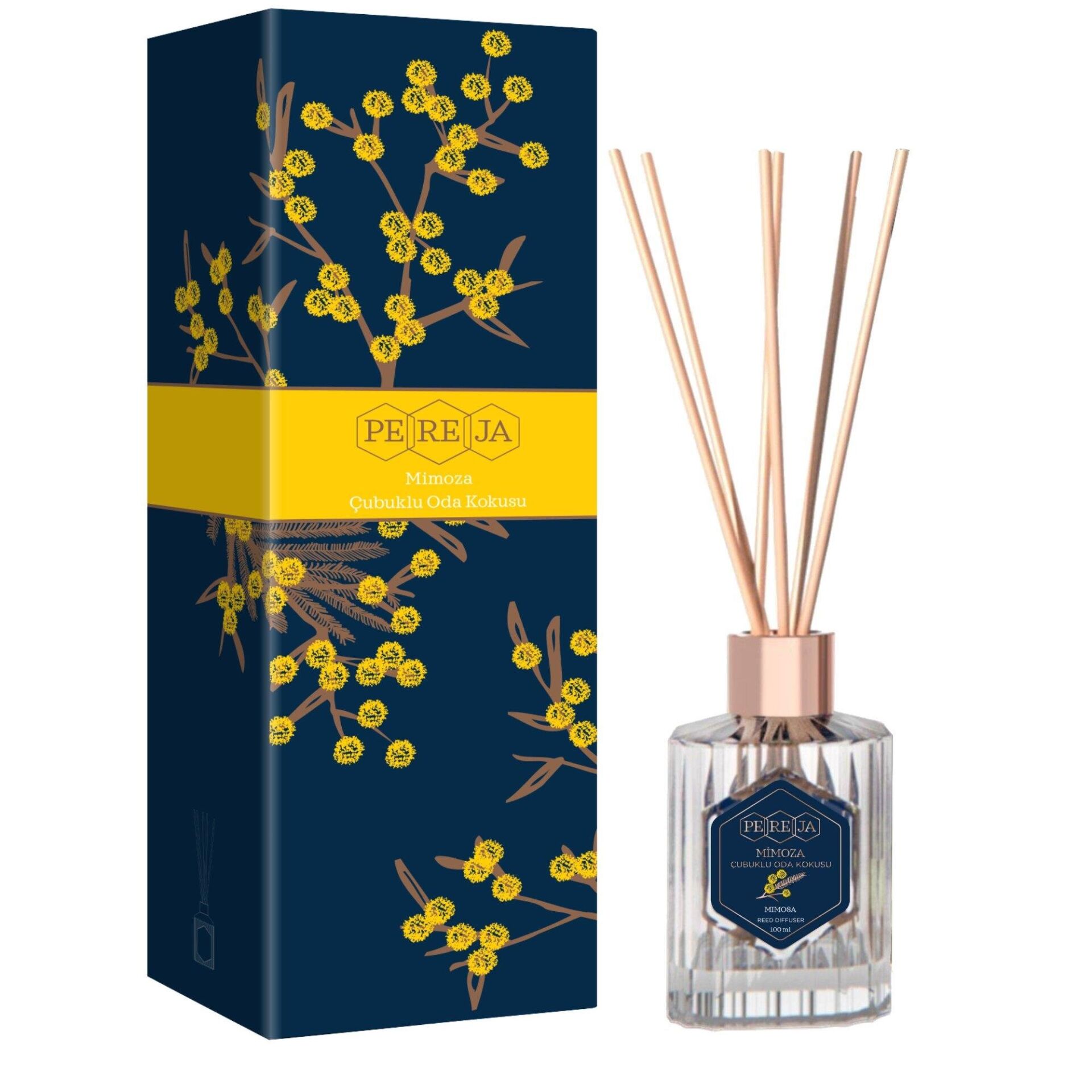 Pereja Premium Mimoza Çubuklu Oda Kokusu 100 ml.
