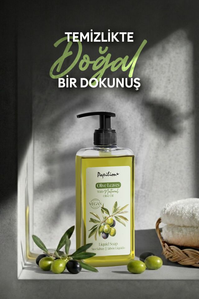 Papilion Sıvı El Sabunu Olive Leaves 400 Ml.