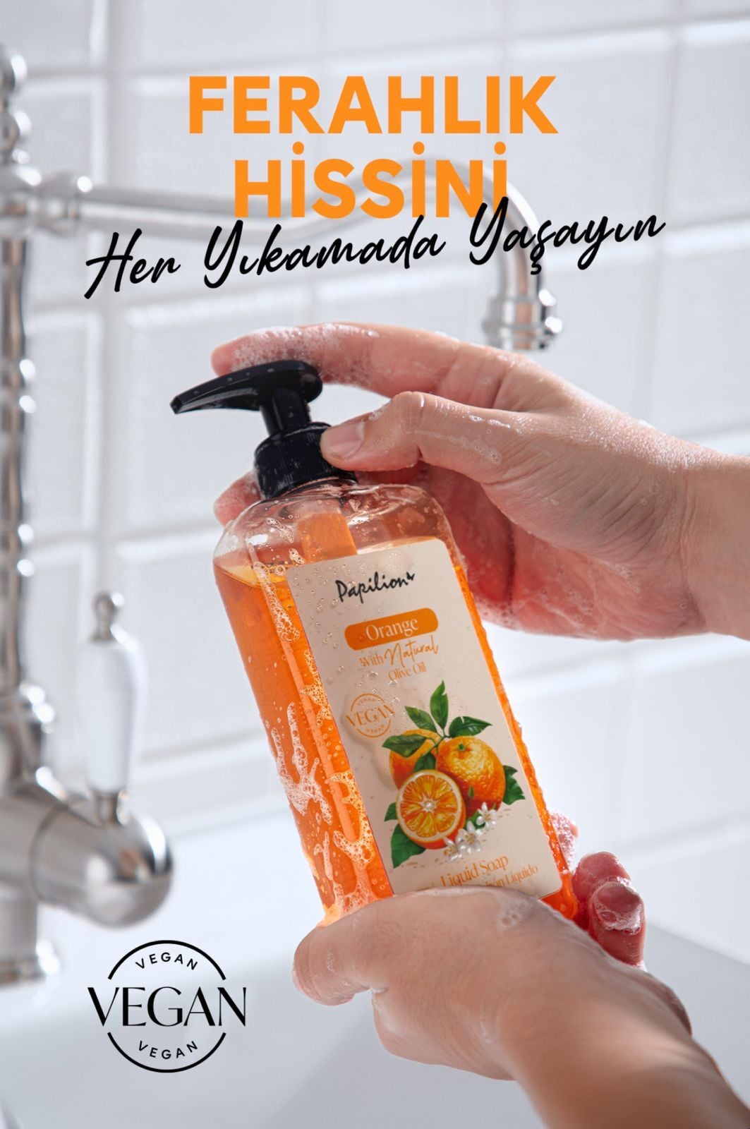 Papilion Sıvı El Sabunu Orange 400 Ml.