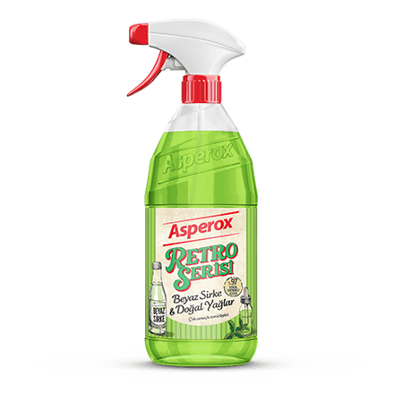 Asperox Retro Serisi Beyaz Sirke & Doğal Yağlar