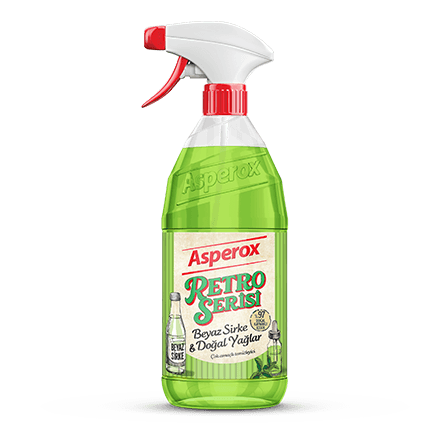Asperox Retro Serisi Beyaz Sirke & Doğal Yağlar
