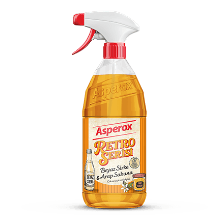 Asperox Retro Serisi Beyaz Sirke & Arap Sabunu