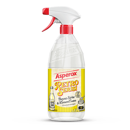 Asperox Retro Serisi Beyaz Sirke & Limon Tuzu