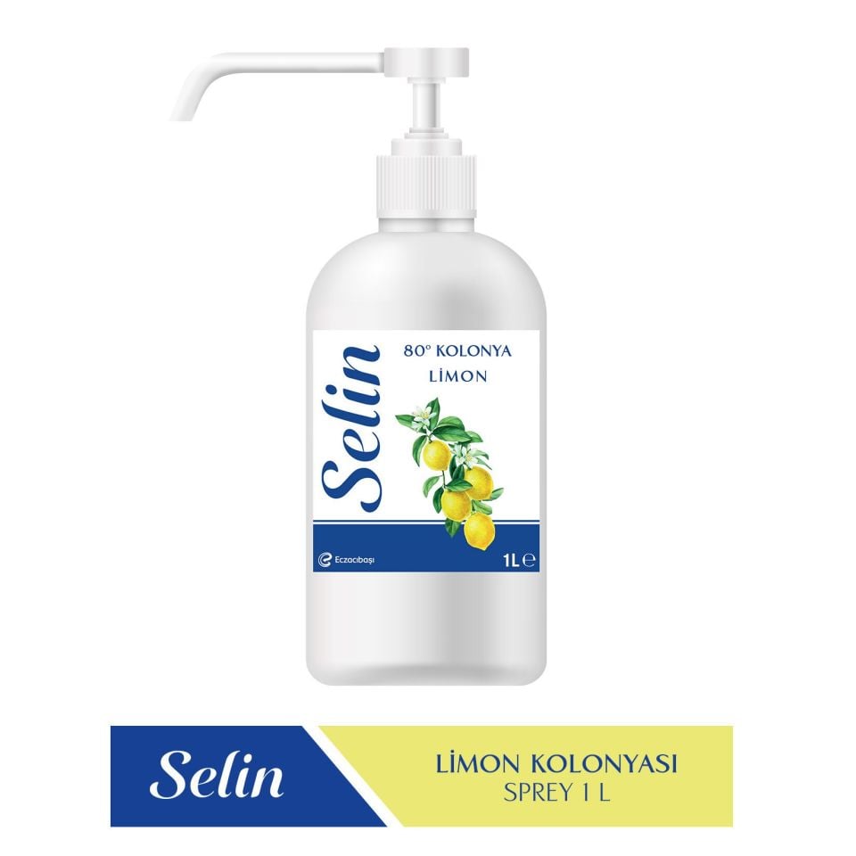 Selin Kolonya Limon 1 Lt.Pompalı