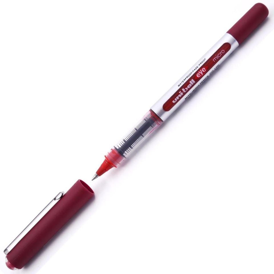 Uniball Eye Micro Roller Kalem Ub-150 0.5 Mm Kırmızı 12 Li Kutu