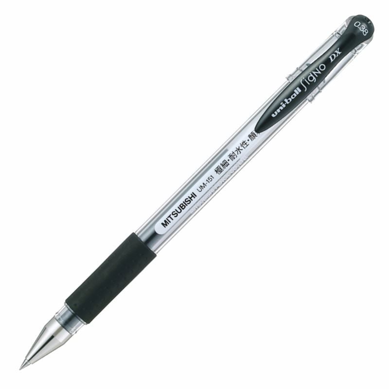 Uniball Jel Kalem Sıgno Dx Um-151 0.38 Mm Siyah 12 Li Kutu
