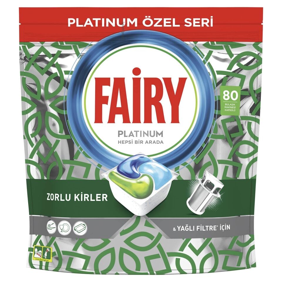 Fairy Bulaşık Makinası Tablet Platinum Plus 80 İ
