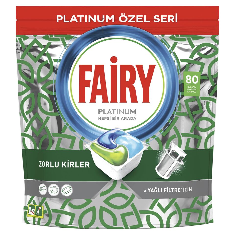 Fairy Bulaşık Makinası Tablet Platinum Plus 80 İ