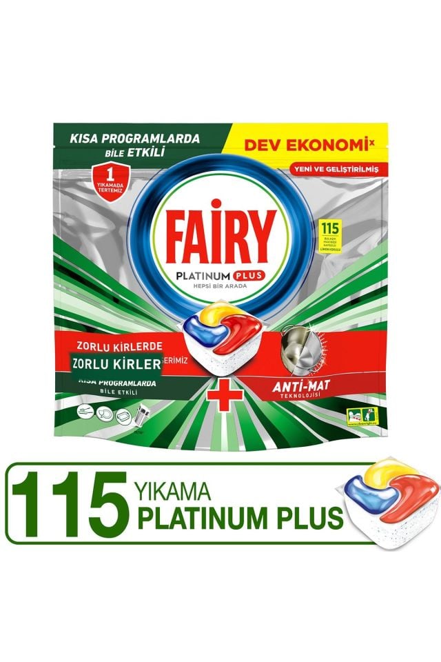 Fairy Bulaşık Makinası Tablet Platinum Plus 115 Li