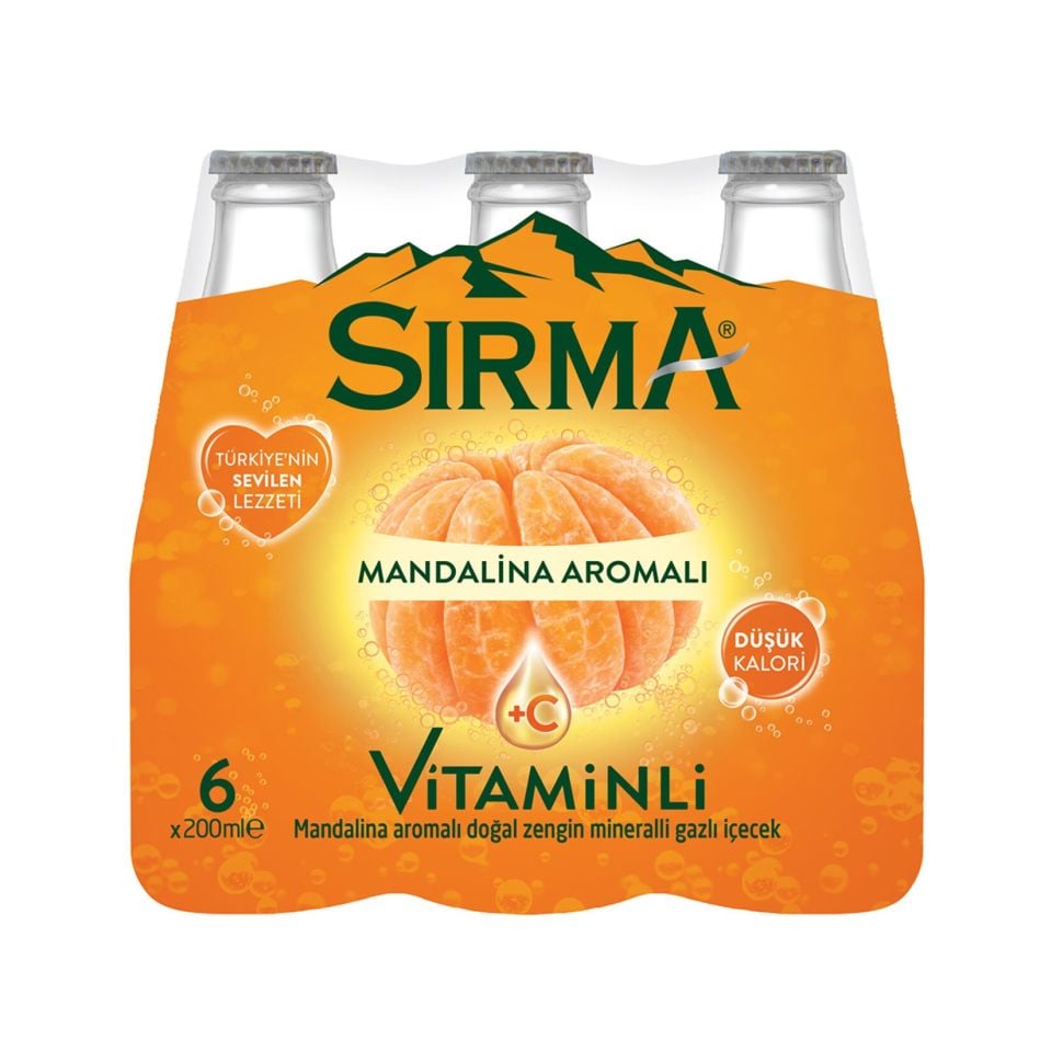 Sırma Soda mandalina 6 Lı Paket
