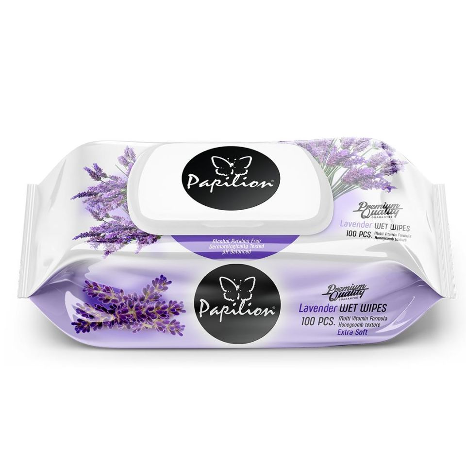 Papilion Islak Mendil Lavanta 100 Lü Paket