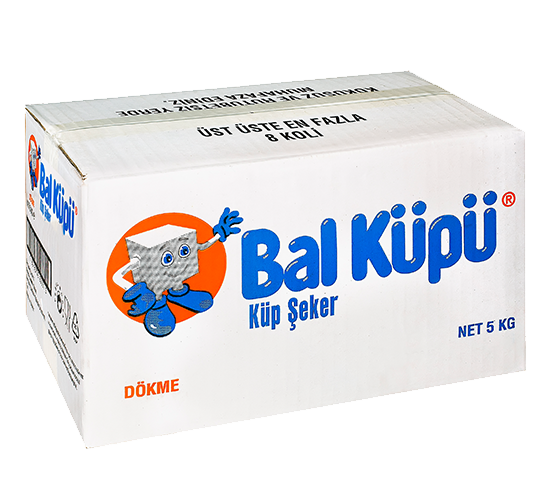 Balküpü Kesme Şeker Çift Sargılı 5 Kg.Dökme Koli