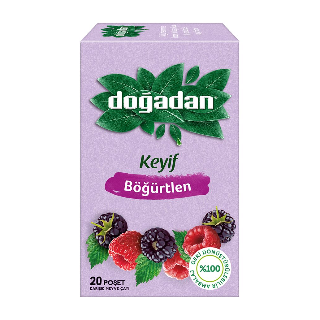 Doğadan Bitki Çayı Böğürtlen 2 Gr.20 Li Paket