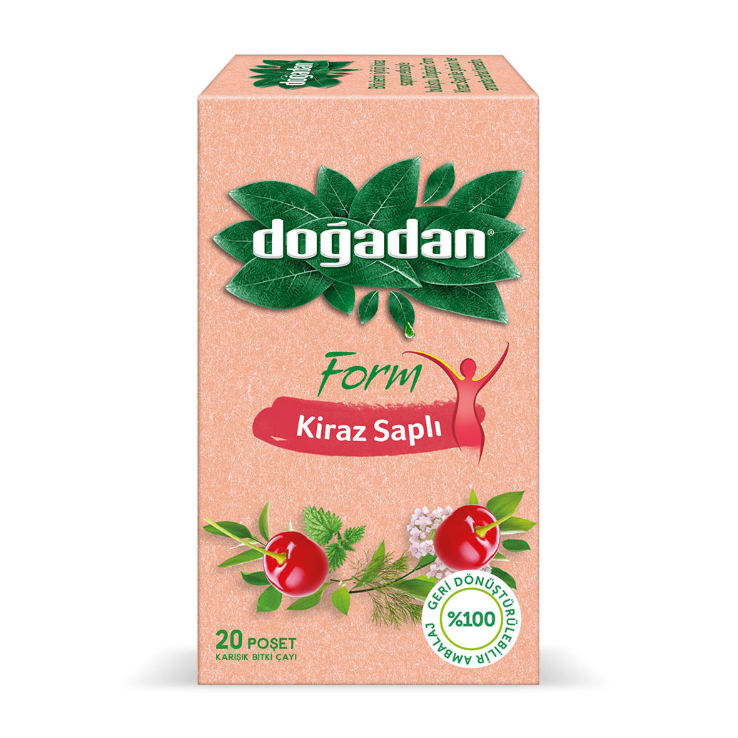 Doğadan Bitki Çayı Form Kiraz Saplı Çay 2 Gr.20 Li Paket