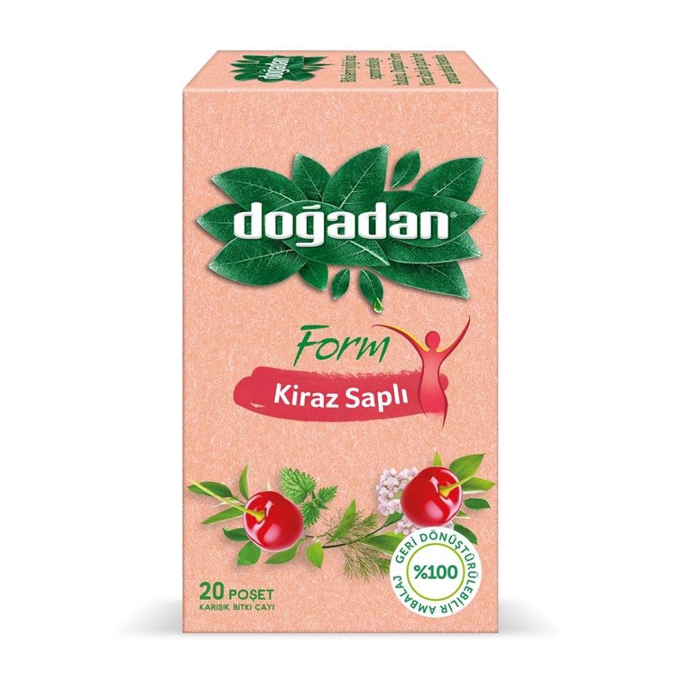Doğadan Bitki Çayı Form Kiraz Saplı Çay 2 Gr.20 Li Paket
