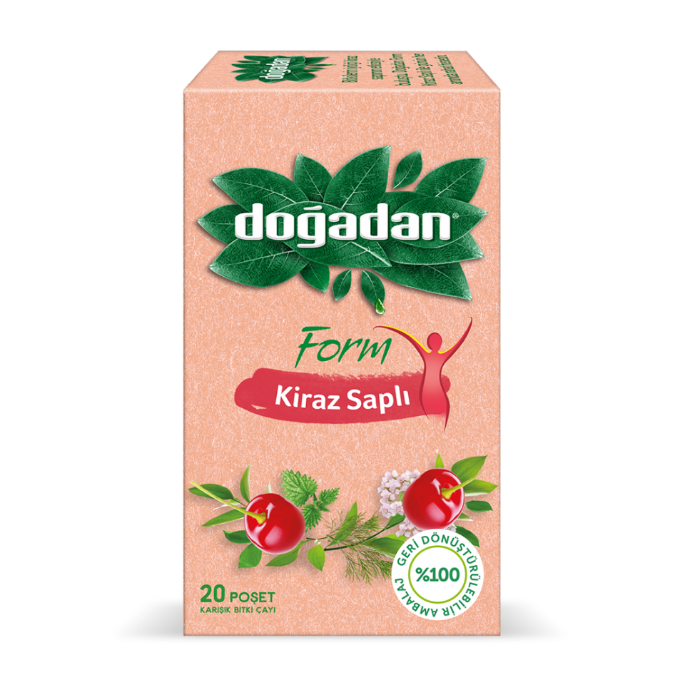 Doğadan Bitki Çayı Form Kiraz Saplı Çay 2 Gr.20 Li Paket