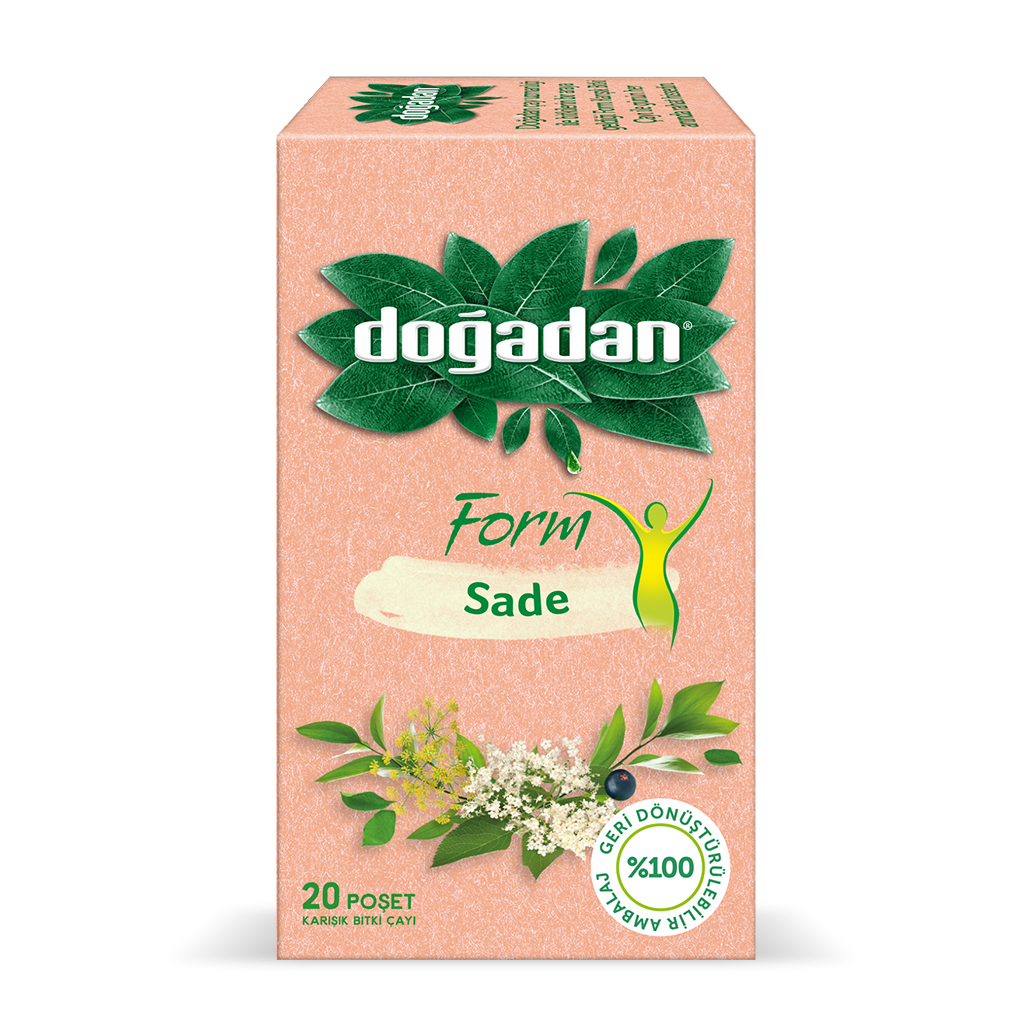 Doğadan Bitki Çayı Bitki Form Sade 2 Gr.20 Li Paket