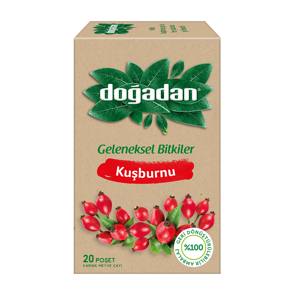 Doğadan Bitki Çayı Kuşburnu 2,5 Gr.20 Li Paket