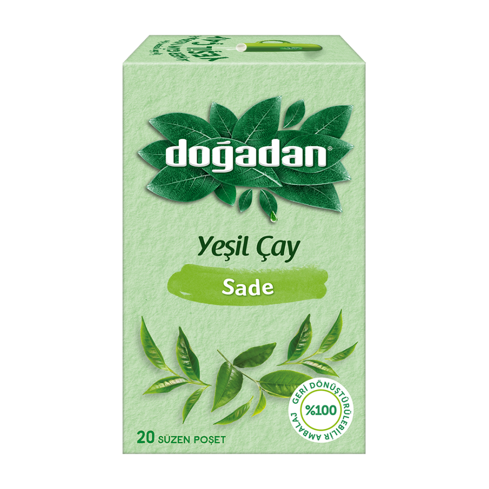 Doğadan Bitki Çayı Yeşil Çay Sade 1,75 Gr.20 Li Paket