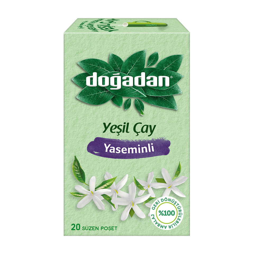 Doğadan Bitki Çayı Yeşil Çay Yasemin 1,75 Gr.20 Li Paket