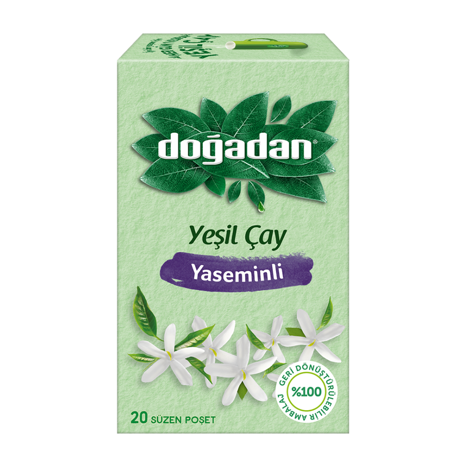 Doğadan Bitki Çayı Yeşil Çay Yasemin 1,75 Gr.20 Li Paket