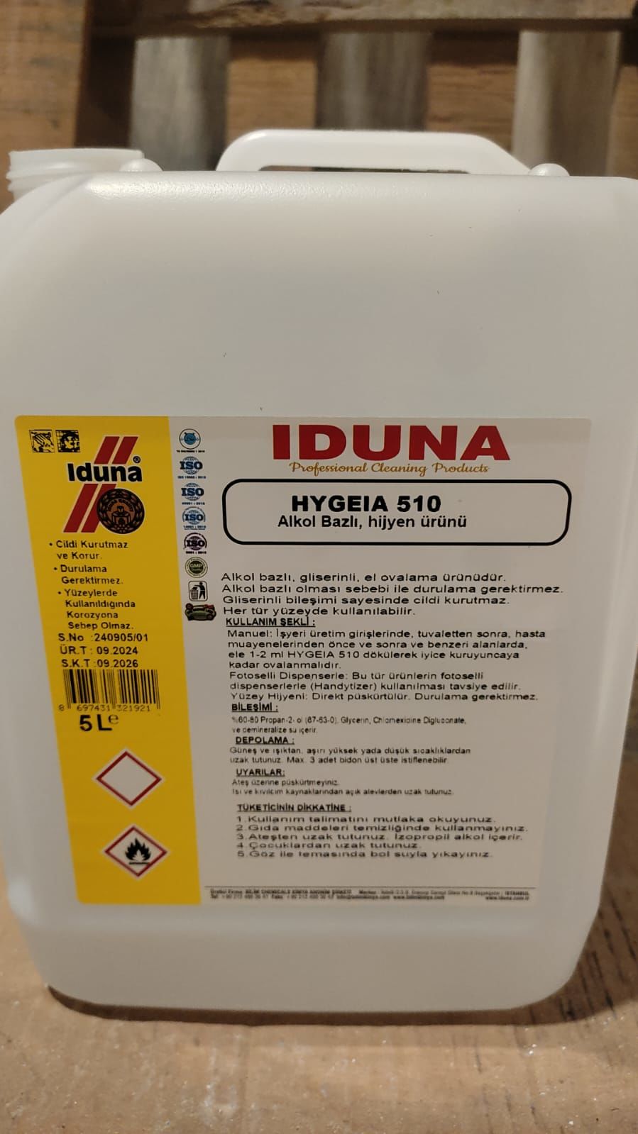 Iduna El Dezenfektanı 5 Kg.