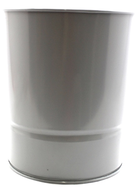 Metal Çöp Kovası Konik Gri 12 Lt.