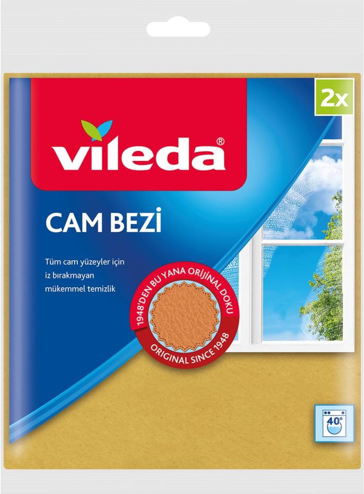 Vileda Cam Bezi Orjinal 2 Li Paket