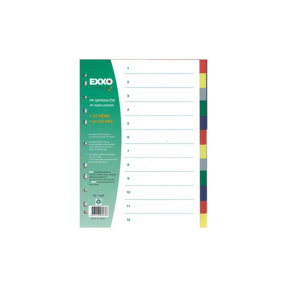 Exxo Dosy Seperatör 12 Renkli