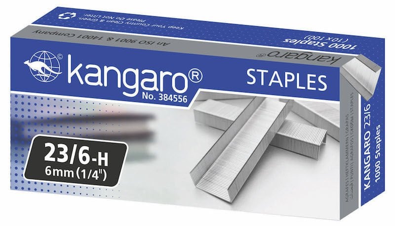 Kangaro Zımba Teli 23/6-H - 1.000 Li Kutu