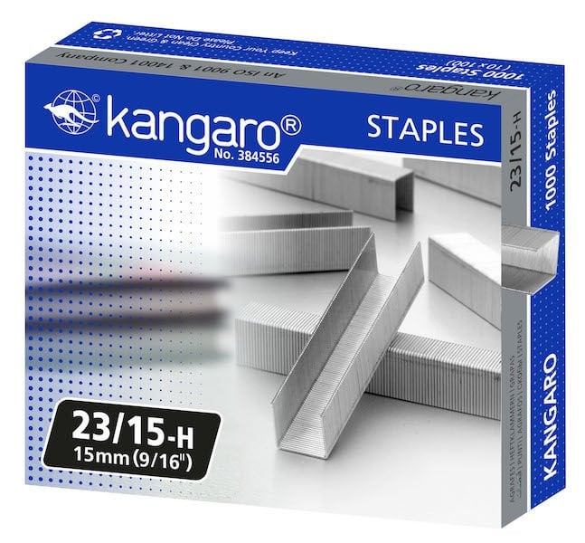 Kangaro Zımba Teli 23/15-H - 1.000 Li Kutu