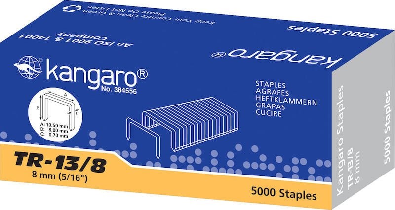 Kangaro Zımba Teli Tr-13/8 - 5.000 Li Kutu