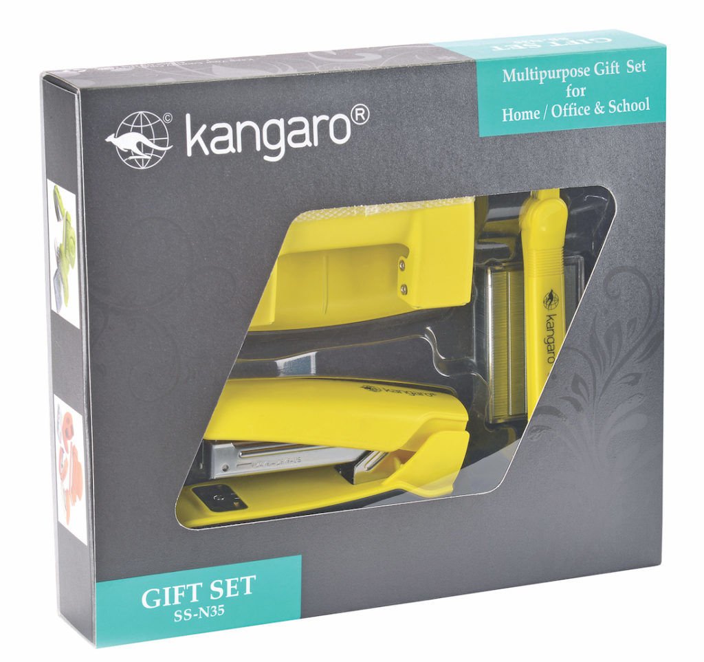 Kangaro Masa Üstü Set Zımba+Delgeç+Tel Sökücü Set N-35