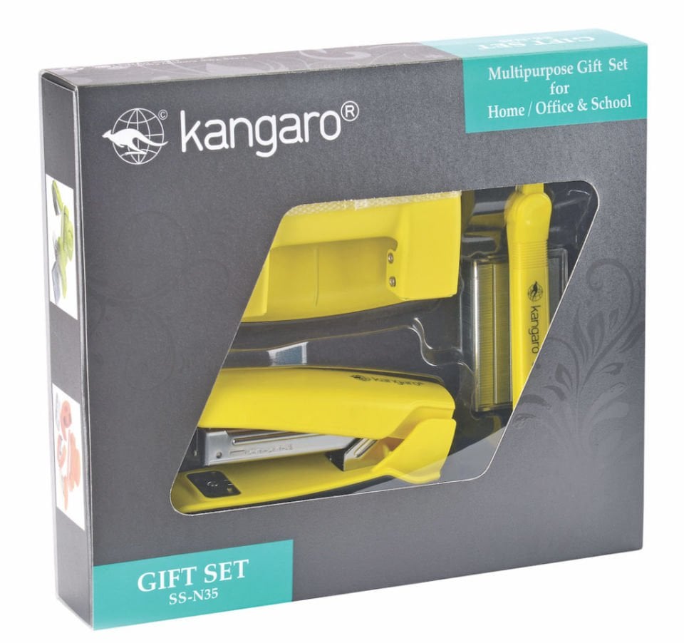 Kangaro Masa Üstü Set Zımba+Delgeç+Tel Sökücü Set N-35