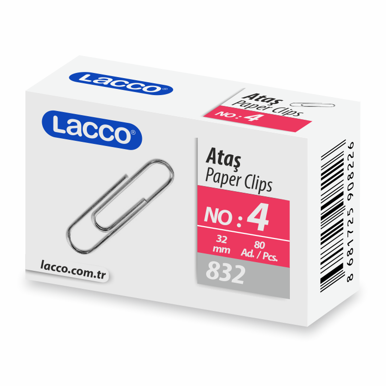 Lacco Ataş No:4 832 Kutu İçi 80 Li 32 Mm.