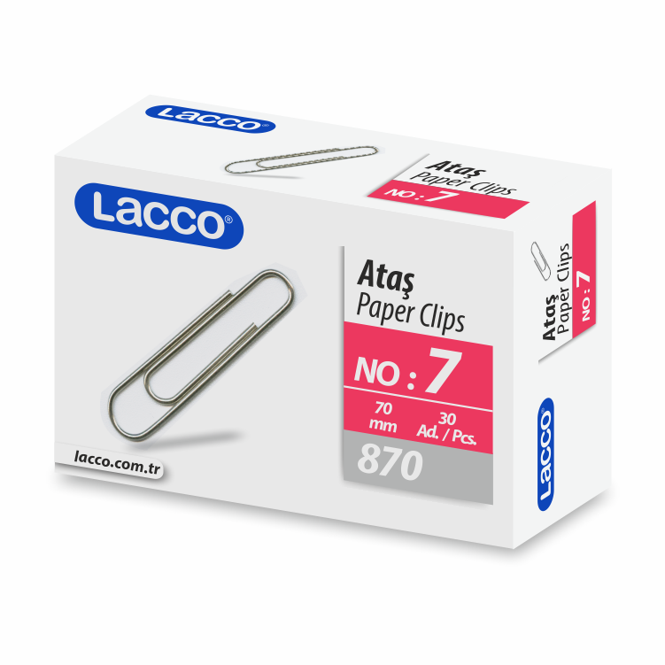 Lacco Ataş No:7 870 Kutu İçi 30 Lu 75 Mm