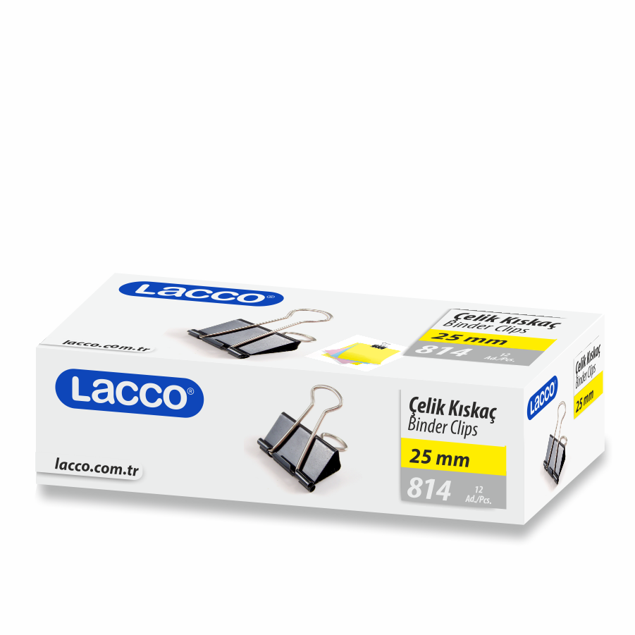 Lacco Kıskaç Çelik 25 Mm.12 Li Kutu 814