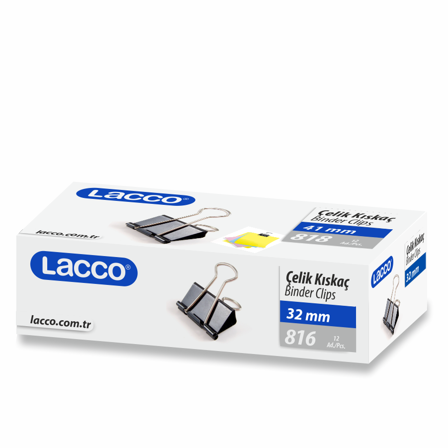 Lacco Kıskaç Çelik 32 Mm.12 Li Kutu 816