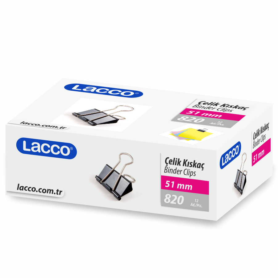Lacco Kıskaç Çelik 51 Mm.12 Li Kutu 820