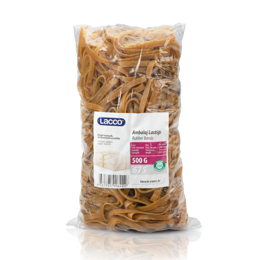 Lacco Paket Lastiği Geniş 500 Gr.675