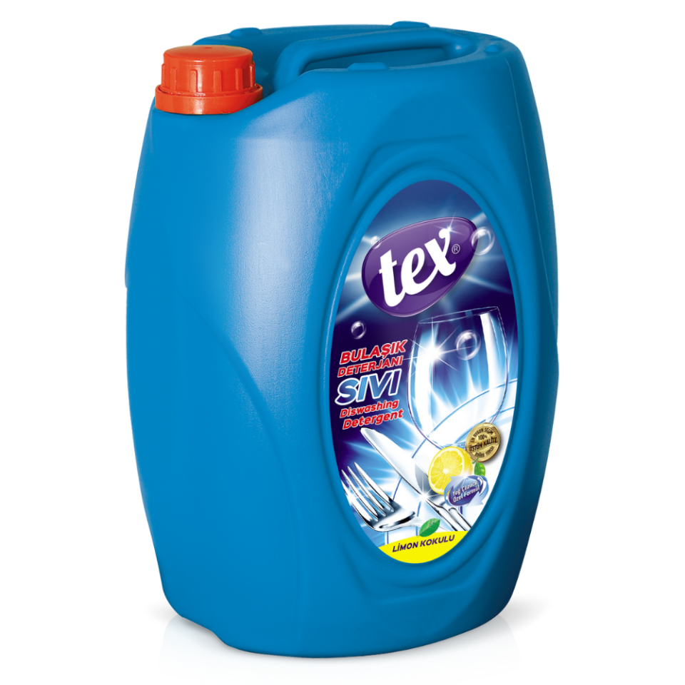 Tex Sıvı Bulaşık Deterjanı Limon&Meyve Sirkeli 5 Kg.