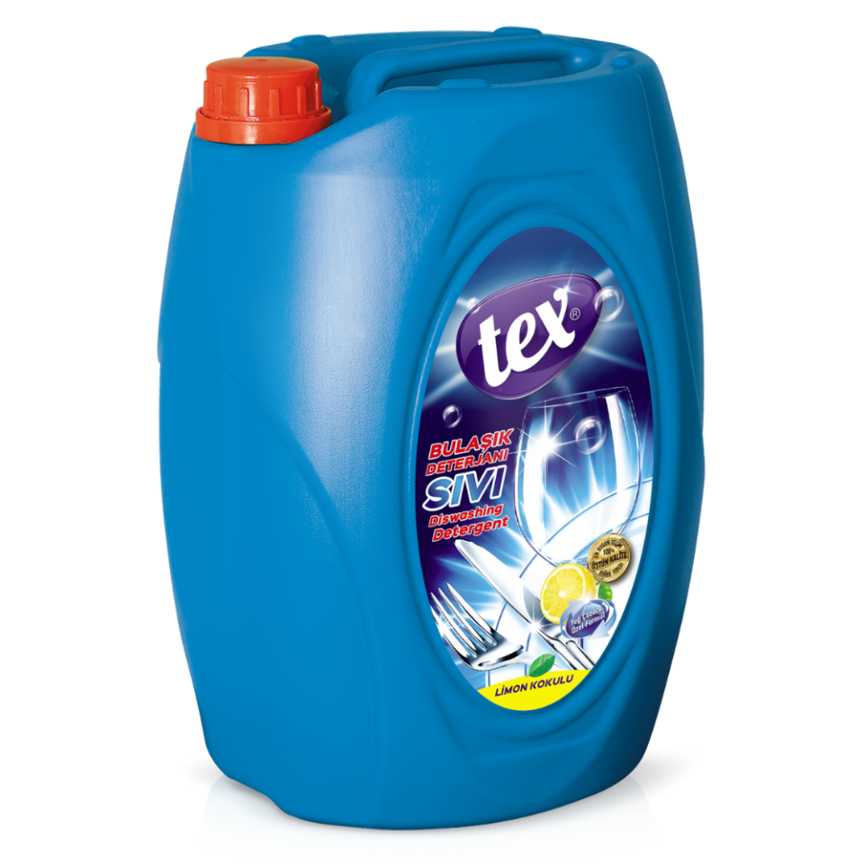 Tex Sıvı Bulaşık Deterjanı Limon&Meyve Sirkeli 5 Kg.