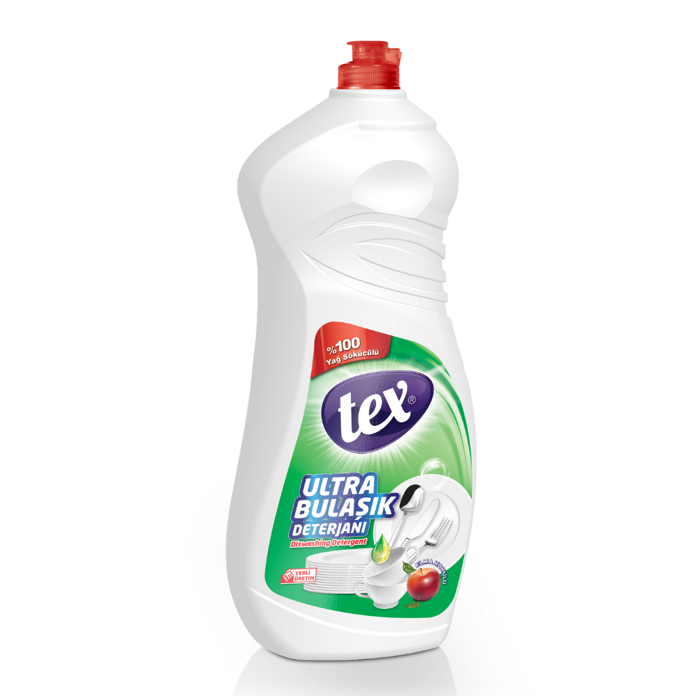 Tex Sıvı Bulaşık Deterjanı Ultra Elma 1350 Ml.