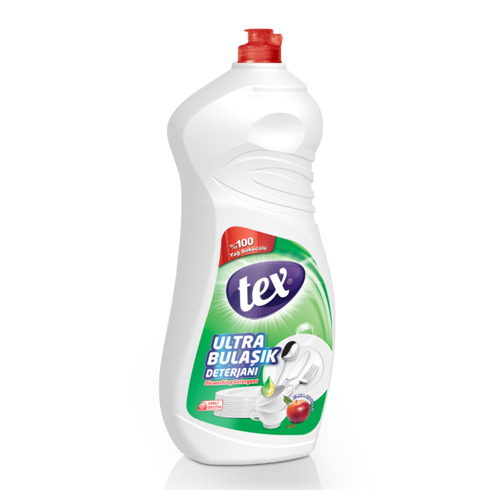 Tex Sıvı Bulaşık Deterjanı Ultra Elma 1350 Ml.
