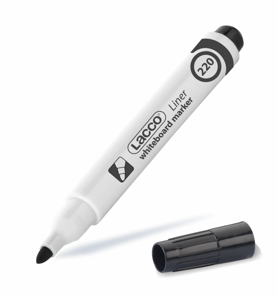 Lacco Tahta Kalemi Siyah Liner 220 Yuvarlak Uç 12 Li Paket