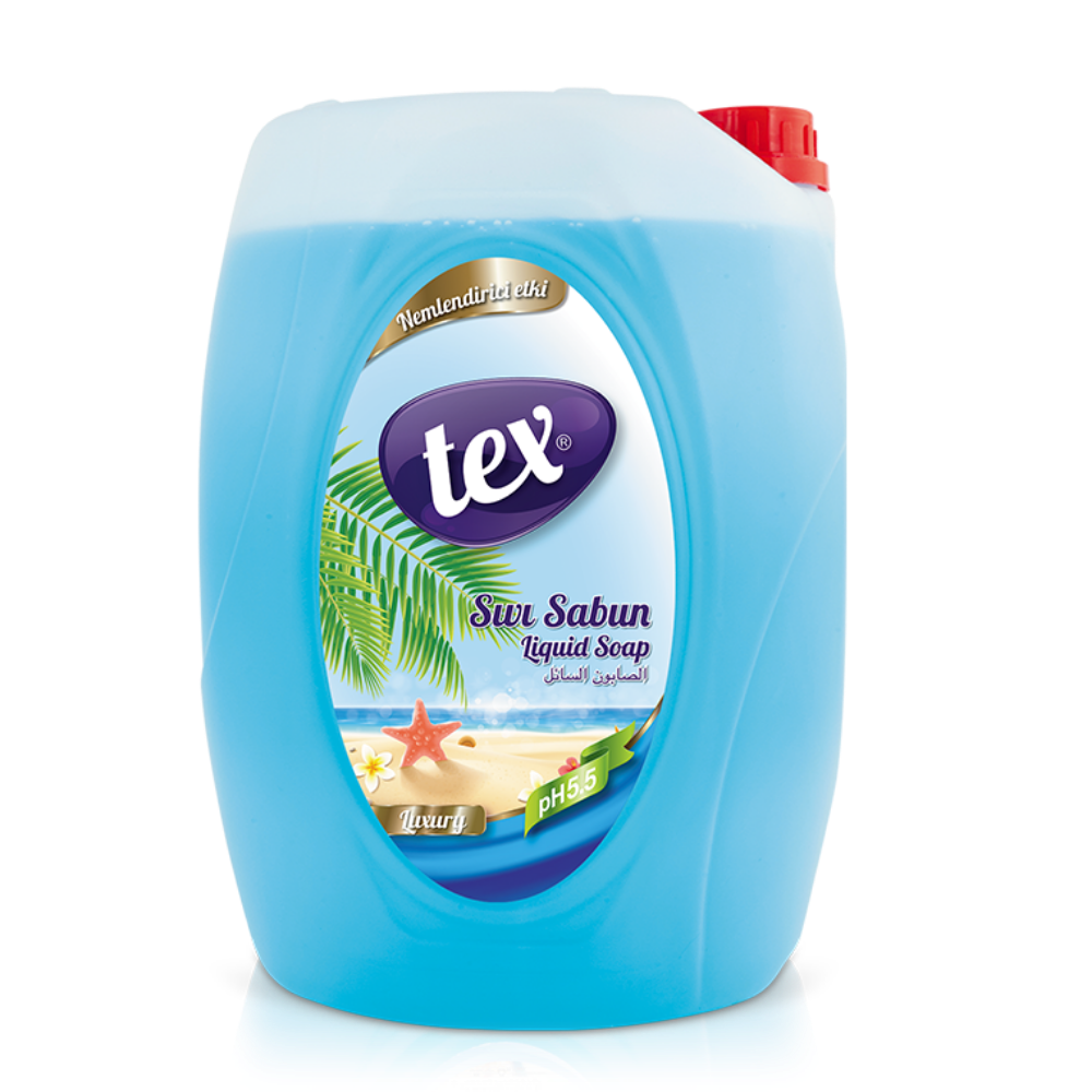 Tex Sıvı El Sabunu Luxury (Mavi) 5 Kg.